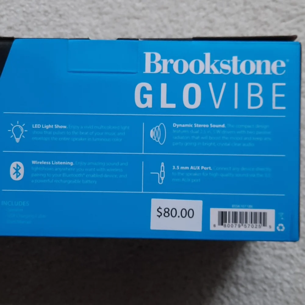 Brookstone LED dynamic wireless speaker - Picture 6 of 10